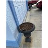 Image 1 : Cast iron planters one has small damage