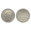 Image 1 : 1840, Victoria Queen, Silver half Rupee, Continuous Legend, Calcutta Mint