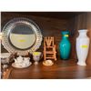 Image 3 : Entire Contents Of Shelf - Vases, Miniature Tea Set, Inside Decor & More