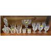 Image 1 : Assorted Collection Of Crystal - Glasses, Vases, Serving Bowls & More
