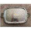 Image 1 : EP Copper Silver Plated Serving Platter Tray 28L x 16H