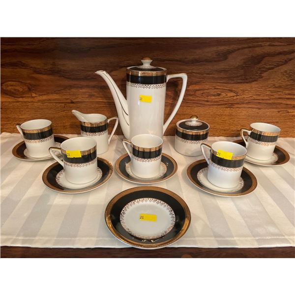 Japanese Tea/Espresso Set - Hand Painted