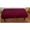 Image 3 : Entry Bench Solid Wood and Upholstered 39L x 14D x 15H