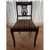 Image 1 : Solid Wood Harp Themed Dining Chair 16.5Lx19.5Dx32.5H
