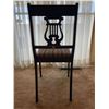 Image 4 : Solid Wood Harp Themed Dining Chair 16.5Lx19.5Dx32.5H