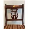 Image 2 : Solid Wood Harp Themed Dining Chair 16.5Lx19.5Dx32.5H