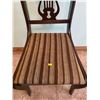 Image 3 : Solid Wood Harp Themed Dining Chair 16.5Lx19.5Dx32.5H