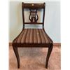 Image 1 : Solid Wood Harp Themed Dining Chair 16.5Lx19.5Dx32.5H