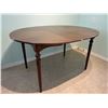 Image 1 : Vintage Solid Wood Dining Table With Leaf 54Lx42Dx30H