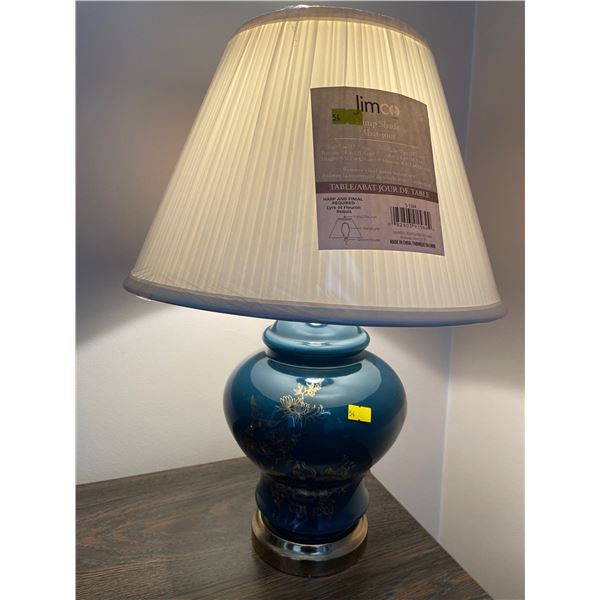 Vintage Asian Themed Table Lamp - Shade In Original Packaging 21H