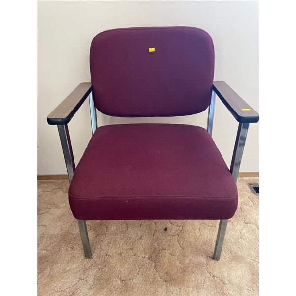 Metal & Wood Patted Office Chair