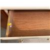 Image 2 : Solid Wood Vintage Retro 4 Drawer Dresser 27.5Lx15.5Dx38H