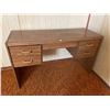 Image 2 : 4 Drawer Desk - Contents Included 49Lx19Dx29H