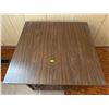 Image 2 : Vintage Retro Table With Cabinet Door 23.5Lx23.5Dx18.5H