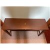 Image 2 : Solid Wood Entry Table 40Lx12Dx24H