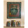 Image 1 : Latin Wall Art - 4 Pieces In Total 14.5Lx17H