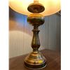 Image 3 : Vintage Retro Table Lamp With Pink Shade 30.5H