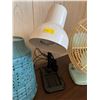 Image 3 : Collection Of Vintage Retro Items - Hanging Lamp, Desk Lamp, & Table Fan