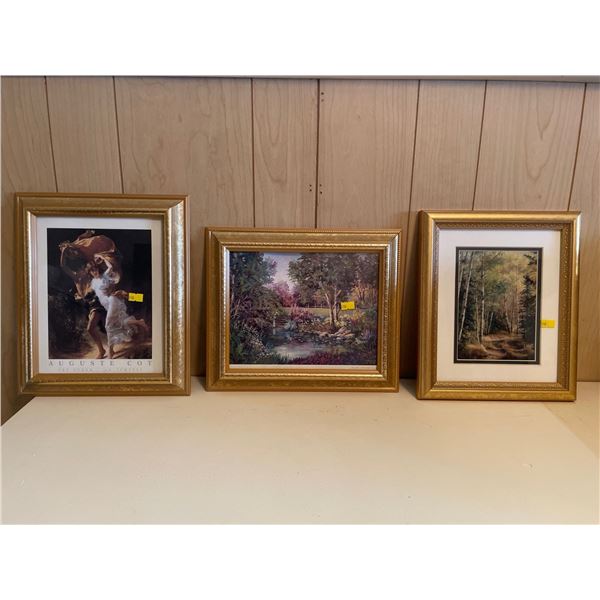 Assorted Collection Of Wall Art - 3 Pieces In Total 10x13