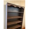 Image 2 : Solid Wood Bookshelf 36Lx12Dx70H