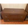 Image 2 : Vintage Solid Wood 2 Drawer Dresser - Contents Included 36Lx16Dx20H