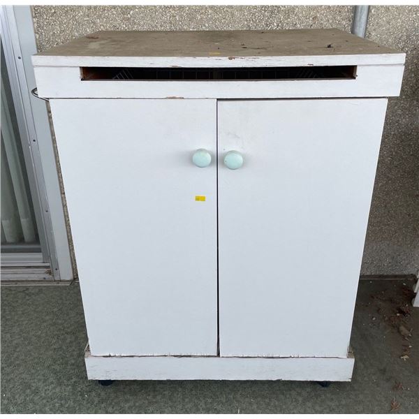 Outdoor Wooden Gardening Cabinet - Contents Included 27Lx19.5Dx35H