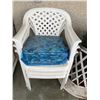 Image 2 : Miscellaneous Outdoor Patio Items - Chairs, Solar Lights, Wooden Table & More