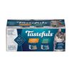 Image 1 : NEW CASE OF BLUE TASTEFULS WET CAT FOOD VARIETY PK