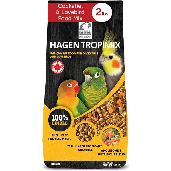 NEW HAGEN TROPIMIX PREMIUM FORMULA FOR COCKATIELS