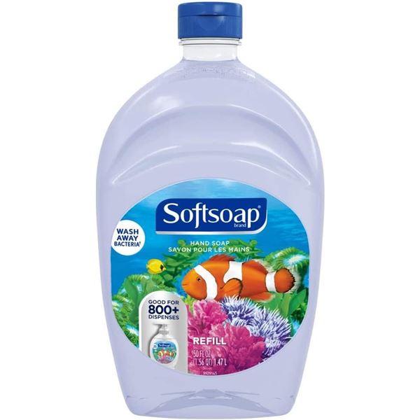 NEW 1.47L REFILL BOTTLE OF SOFT SOAP ANTIBACTERIAL