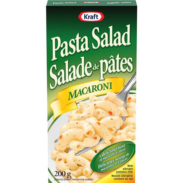 NEW 5 X 200G BOXES OF KRAFT PASTA SALAD MACARONI