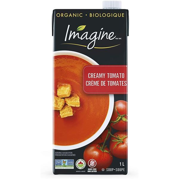 NEW CASE OF IMAGINE ORGANIC CREAM OF TOMATO SOUP