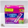 Image 1 : NEW 28 PACK OF TAMPAX RADIANT UNSCENTED TAMPONS