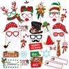 Image 1 : NEW CHRISTMAS PHOTO BOOTH PROPS 36PCS