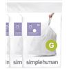 Image 1 : TWO PACKS OF 20 EACH 30L SIMPLE HUMAN LINERS
