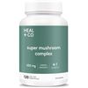 Image 1 : NEW HEAL & CO. SUPER MUSHROOM COMPLEX 120 CAPSULES