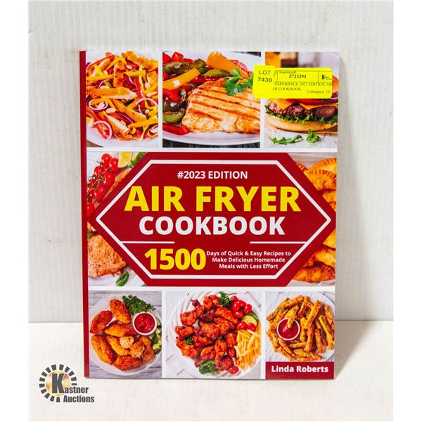 NEW PAPERBACK 2023 EDITION AIR FRYER COOKBOOK