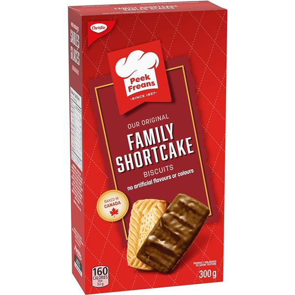 NEW 2 X 300G BOXES OF PEEK FREANS SHORTCAKE