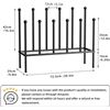 Image 2 : NEW PICKPIFF FREESTANDING SHOE RACK, BLACK