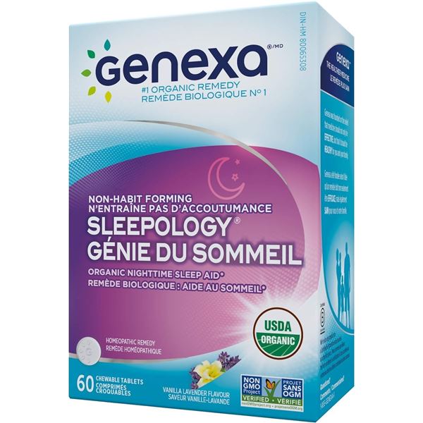 NEW GENEXA SLEEPOLOGY NON HABIT FORMING SLEEP AID