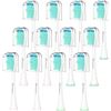 Image 1 : NEW 12 PACK OF SENYUM REPLACEMETN TOOTHBRUSH