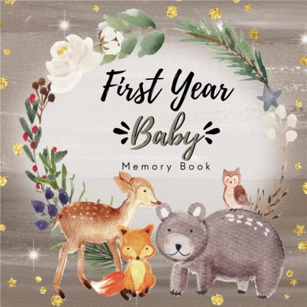 NEW PAPERBACK FIRST YEAR BABY MEMORY BOOK