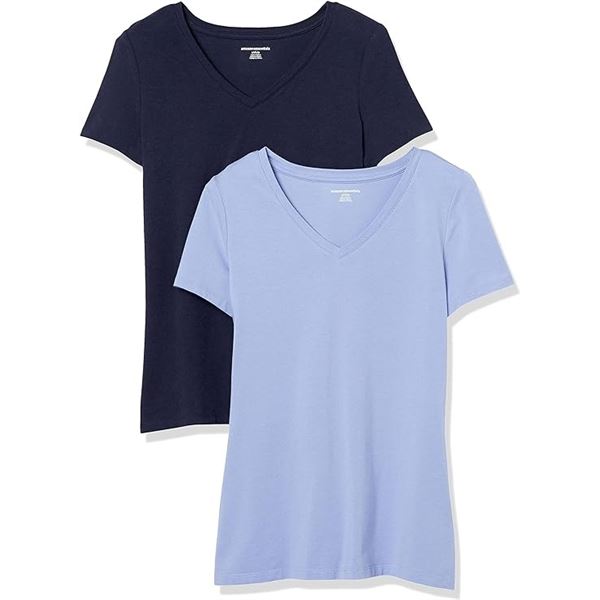 NEW AMAZON ESSENTIALS WOMENS 2 PACK CLASSIC FIT