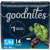 Image 1 : NEW 14 PACK OF GOODNITES S/M SIZE 6-8 BOYS