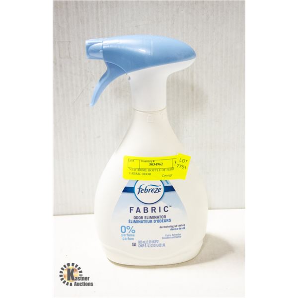 NEW 800ML BOTTLE OF FEBREEZE FABRIC ODOR