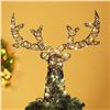 Image 1 : NEW OPEN BOX LEWONDR TREE TOPPER REINDEER LIGHT