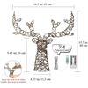 Image 2 : NEW OPEN BOX LEWONDR TREE TOPPER REINDEER LIGHT
