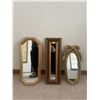 Image 1 : Three Mini Mirrors In Decorative Frames 15T