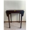 Image 1 : Walnut Drop Leaf Hallway Side Table 25T 30W 15D