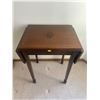 Image 2 : Walnut Drop Leaf Hallway Side Table 25T 30W 15D